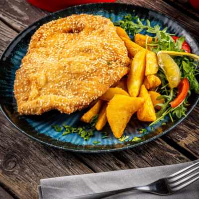 Szezámos csirkemell