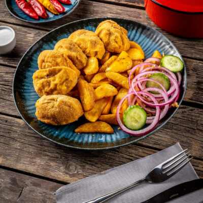 Rántott gomba tartármártással