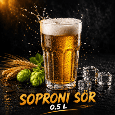 Soproni sör (0,5l)